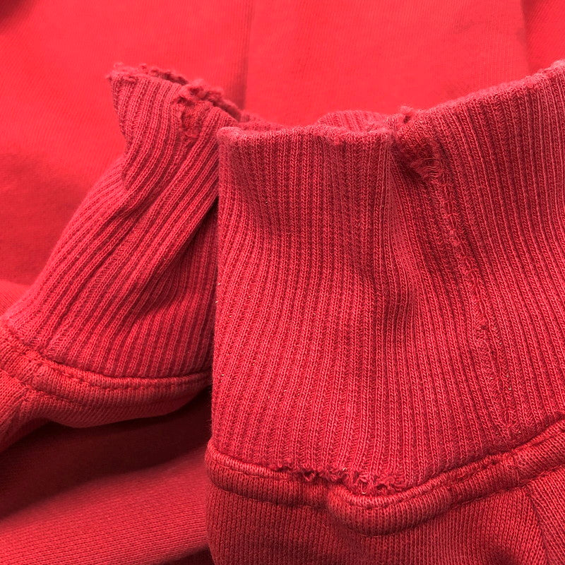 【ジャンク品】【メンズ】 FILA フィラ 90s プルオーバー フーディ パーカー 長袖 トップス 古着 ヴィンテージ系 146-250916-rs-03-fur サイズ:M カラー:レッド 万代Net店