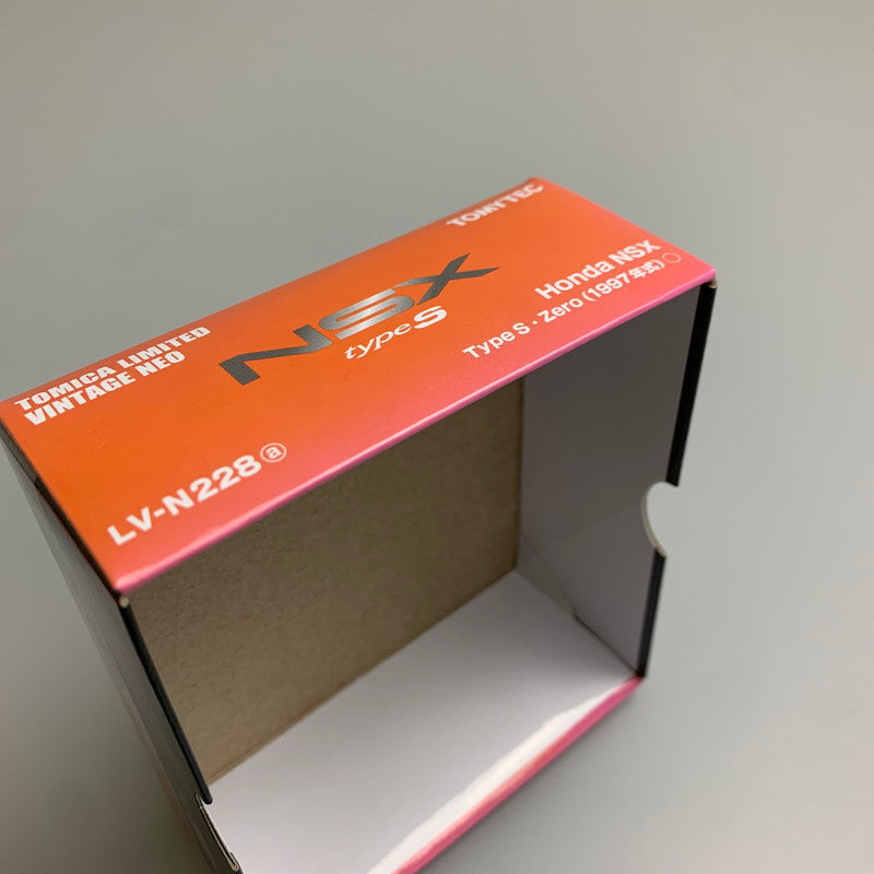 【中古品】 トミーテック トミカリミテッドヴィンテージ ネオ 1/64 LV-N228a ホンダ NSX TypeS-Zero 97年式 橙 完成品 313038 ミニカー 061-251203-AS-2-min 万代Net店