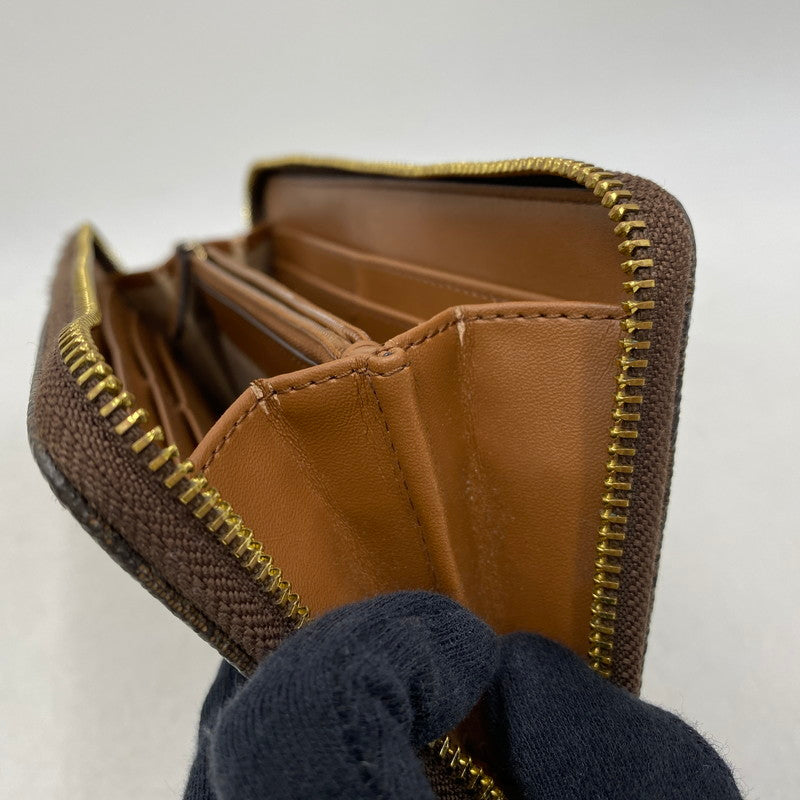 【中古品】【メンズ/レディース】 35F8GTVE9B MK SIGNATURE BROWN シグネチャー ブラウン ラウンドファスナー長財布 200-260102-cs-17-izu カラー:ブラウン 万代Net店