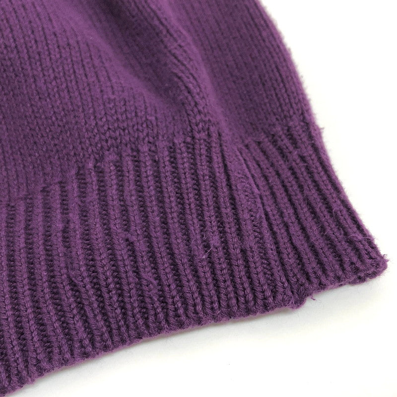 【中古品】【メンズ】 LAND'S END ランズエンド 90S V-NECK KNIT SWEATER Vネック ニット セーター 長袖 トップス 古着 ヴィンテージ 146-260522-rs-05-fur サイズ:M カラー:パープル 万代Net店