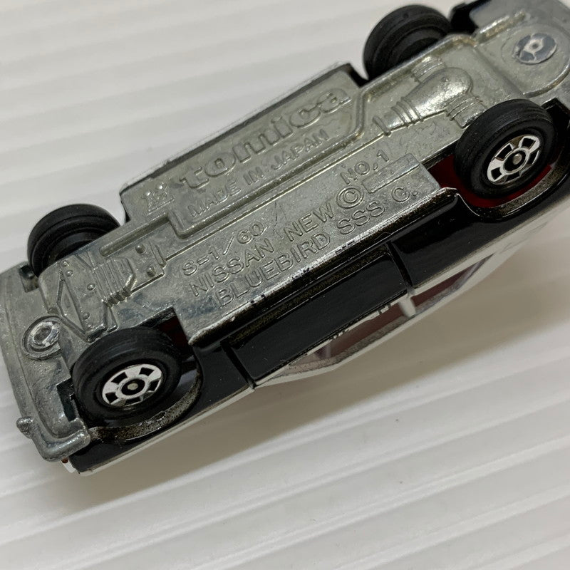 【中古品】 TOMY トミー オリジナルトミカ 日産NEWブルーバードSSS.C.パトロールカー 日本製 ミニカー 062-251208-AS-10-min 万代Net店