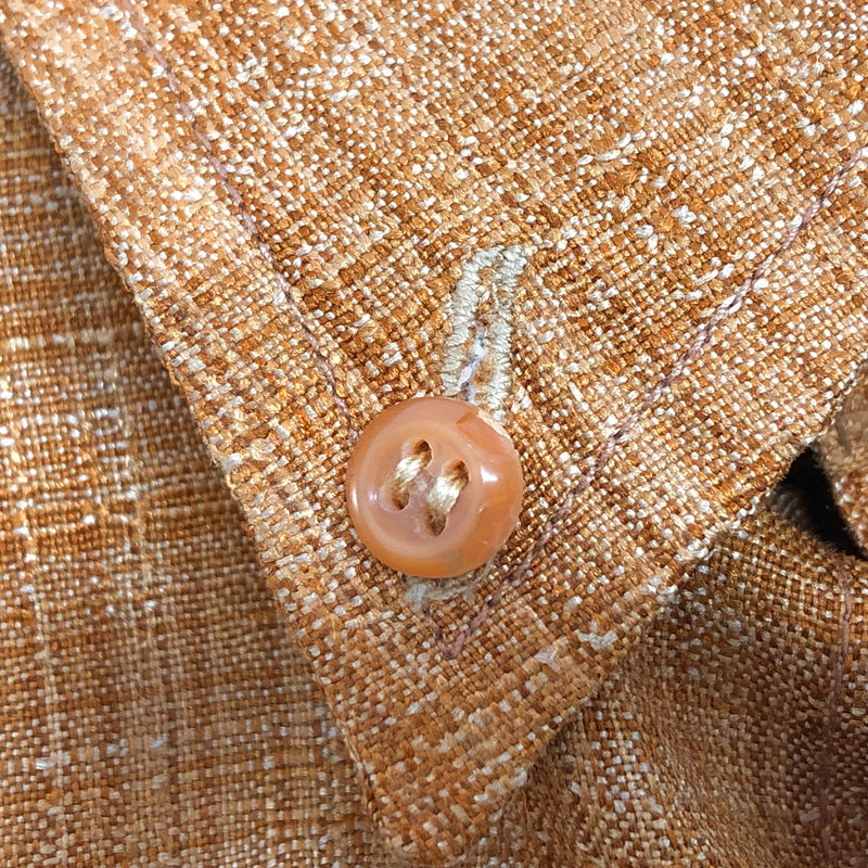 【中古品】【メンズ】 NINTH WAVE S/S BD SHIRT 半袖 シャツ トップス 古着 ヴィンテージ 146-260527-rs-05-fur サイズ:42cms カラー:ブラウン 万代Net店