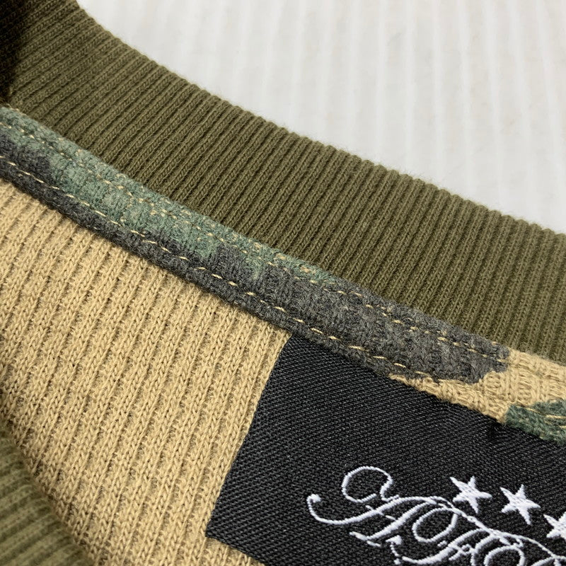 【中古品】【メンズ】 AFB エーエフビー THERMAL LAYERD LS TEE サーマル レイヤード ロングスリーブ Tシャツ トップス 142-260610-kh-08-izu サイズ:M カラー:マルチ 万代Net店