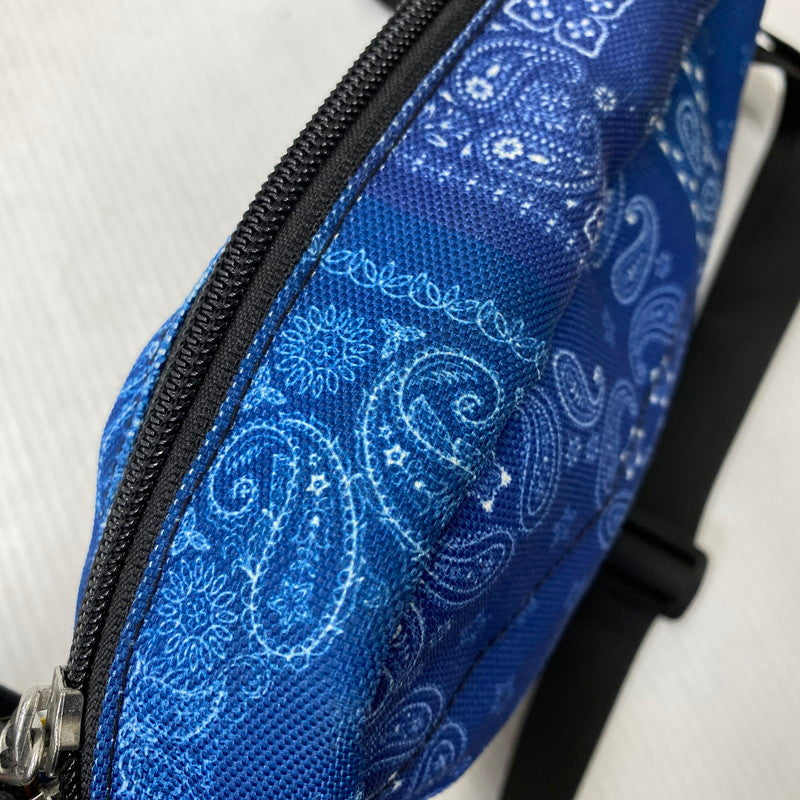 【中古品】【メンズ/レディース】 CHALLENGER チャレンジャー CLG-AC 022-014 BANDANA SHOULDER POUCH バンダナ ショルダー ポーチ カバン 鞄 188-260731-cs-10-izu カラー:ブルー 万代Net店