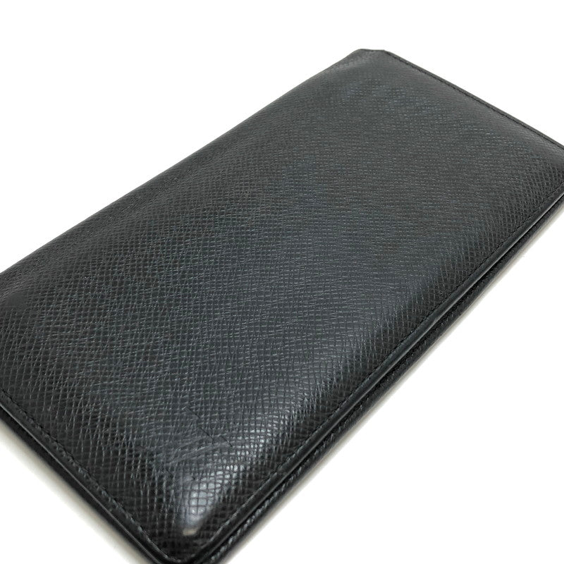 【中古品】【メンズ/レディース】 LOUIS VUITTON ルイ・ヴィトン M32572 タイガ ポルトフォイユ・ブラザ 長財布 ロングウォレット 179-260306-rs-01-fur カラー:ブラック 万代Net店