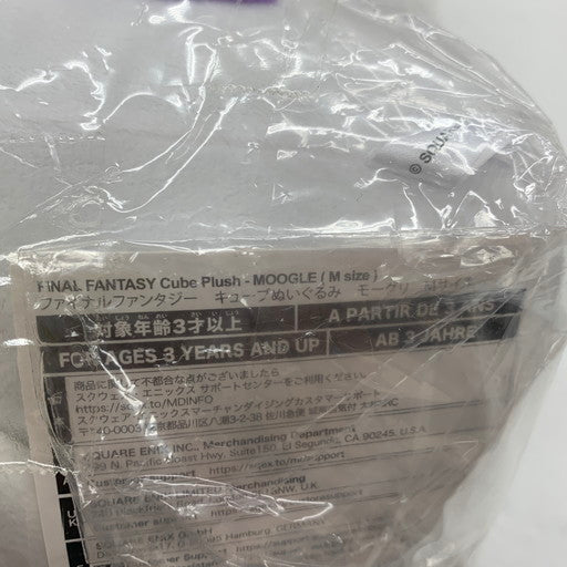 【中古美品】 ファイナルファンタジー キューブぬいぐるみ モーグリ Mサイズ FF 052-260830-mo-01-fur 万代Net店