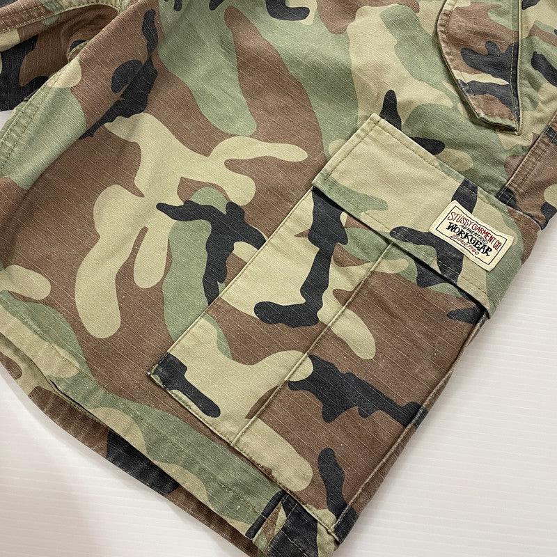 【中古品】【メンズ】 RIPSTOP CARGO BEACH SHORTS 112297 リップストップ カーゴ ビーチ ショーツ ボトムス ハーフパンツ ショートパンツ 153-250918-yo-26-fuzh サイズ:M カラー:カモ 万代Net店