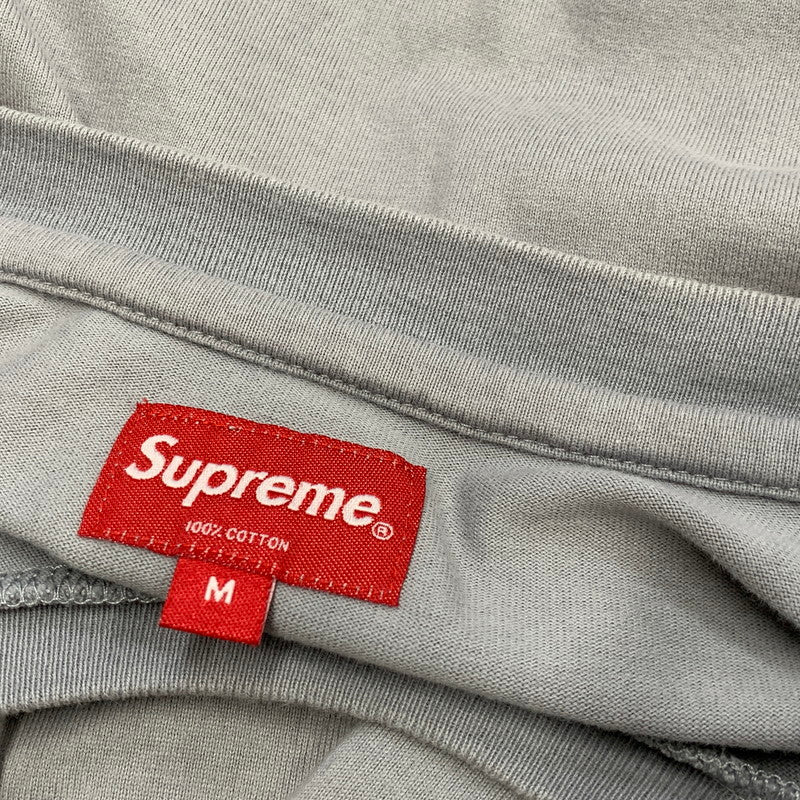 【中古品】【メンズ】 SUPREME シュプリーム TYPEWRITER SS TOP タイプライター ショートスリーブ トップ Tシャツ 149-260728-kh-11-izu サイズ:M カラー:グレー 万代Net店