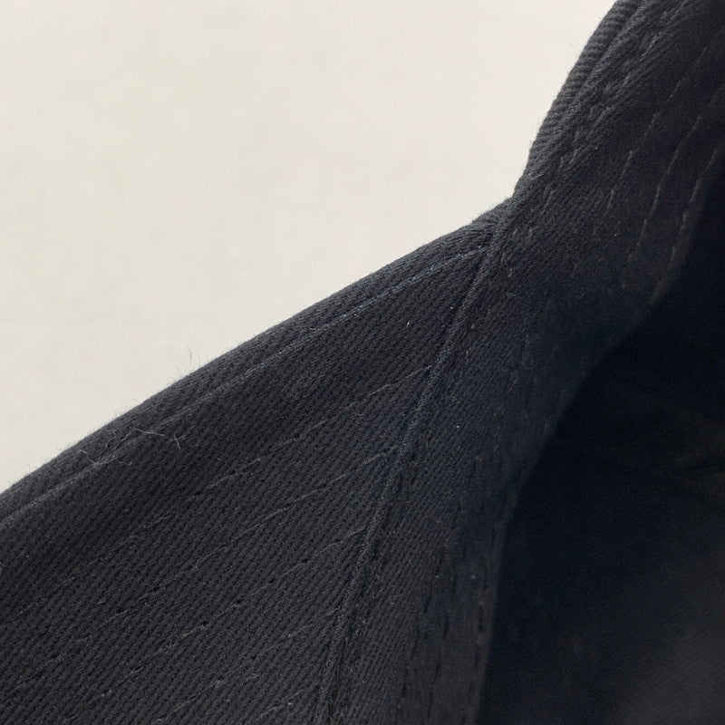 【中古品】【メンズ/レディース】 HUMAN MADE ヒューマンメード × UNDERCOVER アンダーカバー UC2E9H04 6PANEL TWILL CAP 6パネル ツイル キャップ 帽子 185-260315-kh-01-izu サイズ:F カラー:ブラック 万代Net店