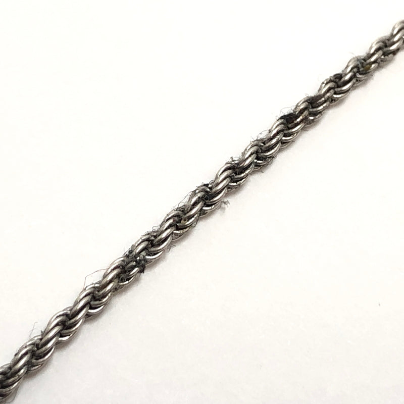 【中古品】【メンズ/レディース】 AVALANCHE アヴァランチ ROPE CHAIN NECKLACE ロープチェーン ネックレス シルバー 925 アクセサリー 192-260604-rs-02-fur カラー:シルバー 万代Net店
