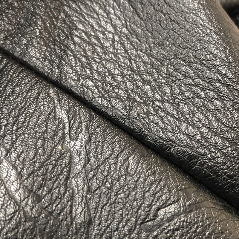 【現状渡し品】【メンズ】 HUF ハフ PLANTLIFE JACKET プラントライフ柄 レザージャケット アウター 142-260821-rs-04-fur サイズ:M カラー:ブラック 万代Net店