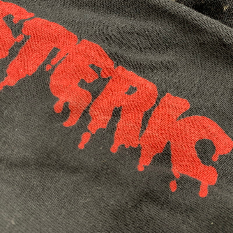 【中古品】【メンズ】 HYSTERIC GLAMOUR ヒステリックグラマー SKULL BERRY PRINT LS TEE スカルベリー プリント ロングスリーブ Tシャツ トップス 140-260617-kh-03-izu サイズ:XL カラー:ブラック 万代Net店
