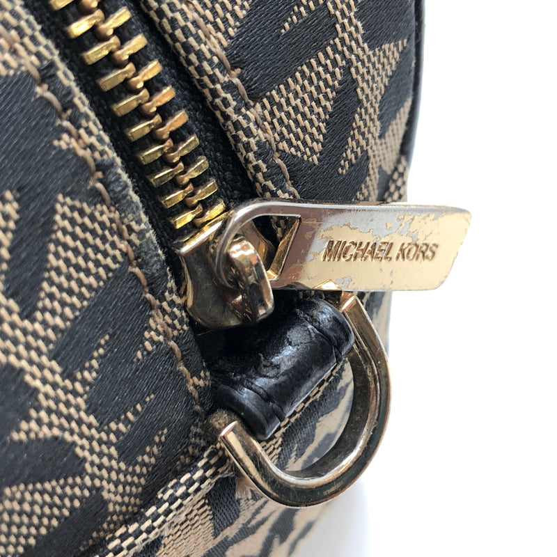 【現状渡し品】【レディース】 MICHAEL KORS マイケルコース MK SIGNATURE SHOULDER BAG 35F1GY9C3J ショルダーバッグ 鞄 188-260608-rs-06-fur カラー:ブラック/ベージュ系 万代Net店