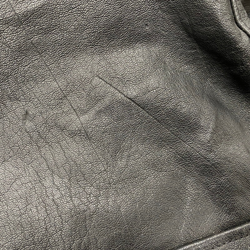 【中古品】【メンズ】 WILSONS LEATHER ウィルソンズレザー DOUBLE RIDERS JACKET ダブル ライダース ジャケット アウター 146-260513-kh-02-izu サイズ:S カラー:ブラック 万代Net店