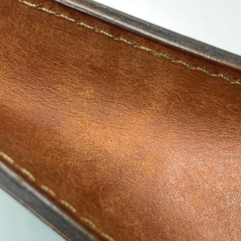 【中古品】【メンズ/レディース】 HERZ ヘルツ ZIP CLUTCH BAG ジップ クラッチ バッグ カバン 鞄 188-251218-kh-04-izu カラー:ブラウン 万代Net店