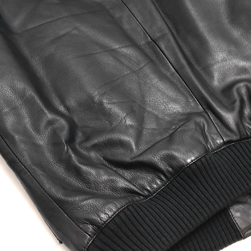 【中古品】【メンズ】 HUGO BOSS ヒューゴボス レザージャケット G-1 フライトジャケット ボア付き アウター 141-260318-rs-03-fur サイズ:44 カラー:ブラック 万代Net店