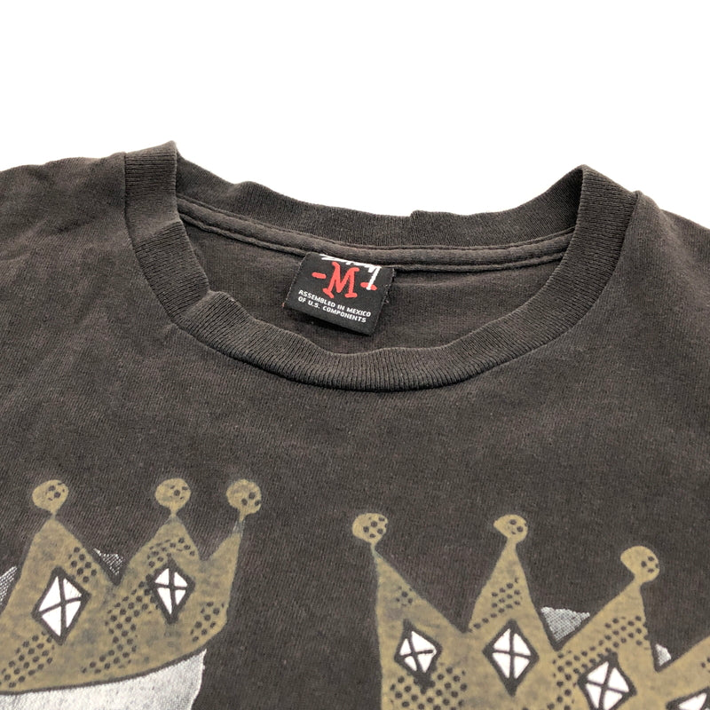 【現状渡し品】【メンズ】 STUSSY ステューシー 00S TOUGHER THAN TOUGH S/S TEE メキシコ製 半袖 Tシャツ プリント トップス 古着 ヴィンテージ 146-260901-rs-02-fur サイズ:M カラー:ブラック 万代Net店