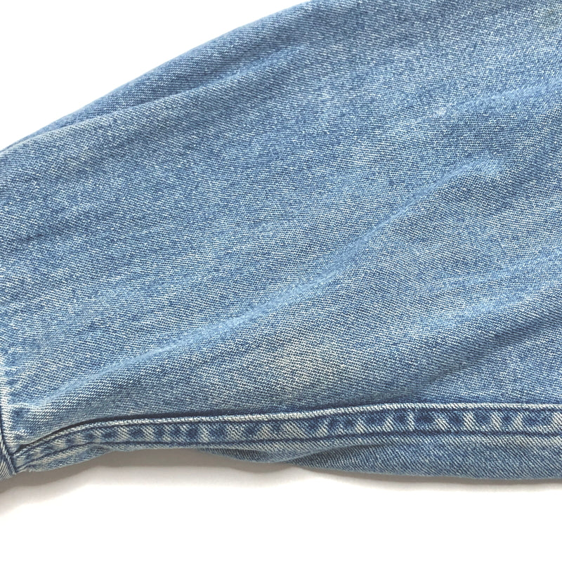 【現状渡し品】【メンズ】 TOMMY HILFIGER トミーヒルフィガー 90S LS DENIM BD SHIRT ダメージ加工 長袖 シャツ トップス 古着 ヴィンテージ 146-260616-rs-10-fur サイズ:S カラー:ブルー系 万代Net店