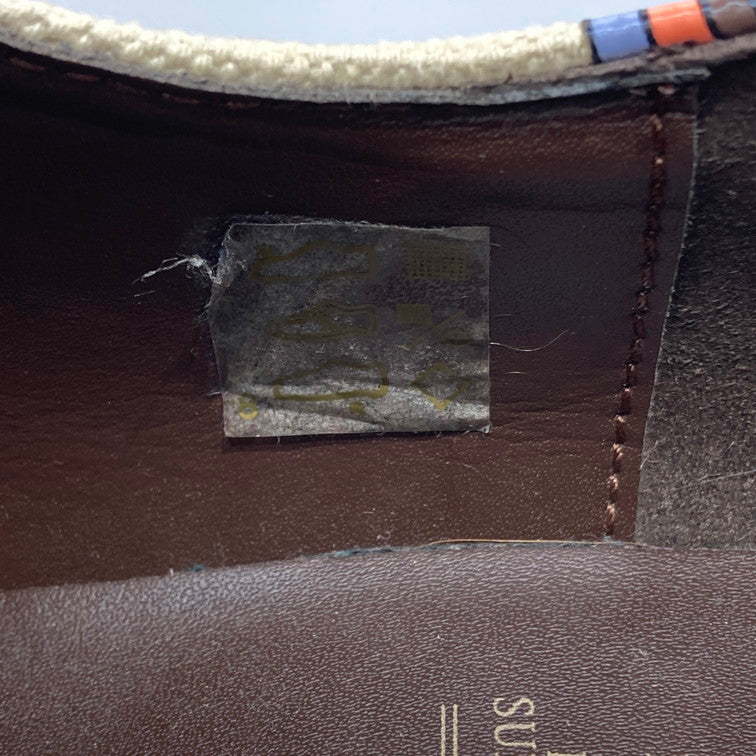 【中古品】【メンズ/レディース】 Dr.Martens ドクターマーチン AW006 VEGAN 1461 QUAD シューズ キャンバス レトロ柄 本体のみ(箱なし) 164-251211-WA-09-iwa サイズ:UK 9 カラー:ベージュ ブラウン 万代Net店