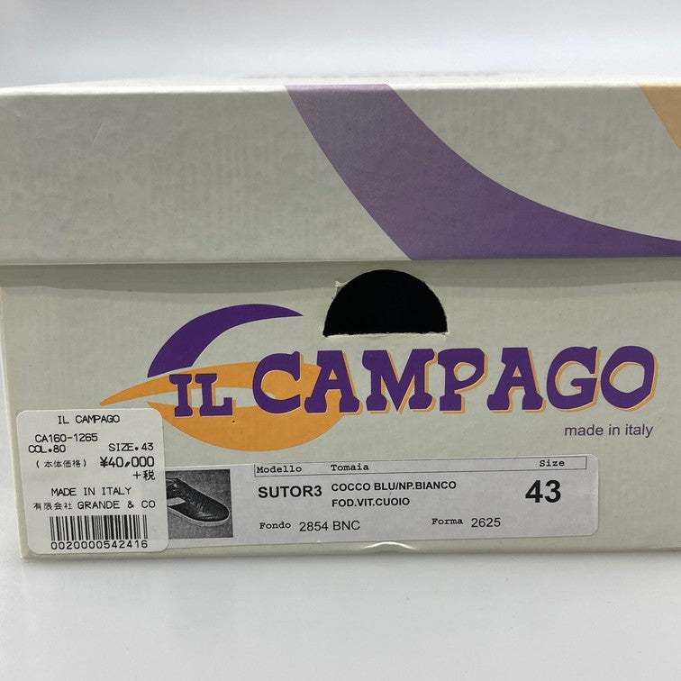 【中古美品】【メンズ】 IL CAMPAGO SUTOR3 スニーカー 163-251213-WA-04-iwa サイズ:43 カラー:ネイビー系 万代Net店