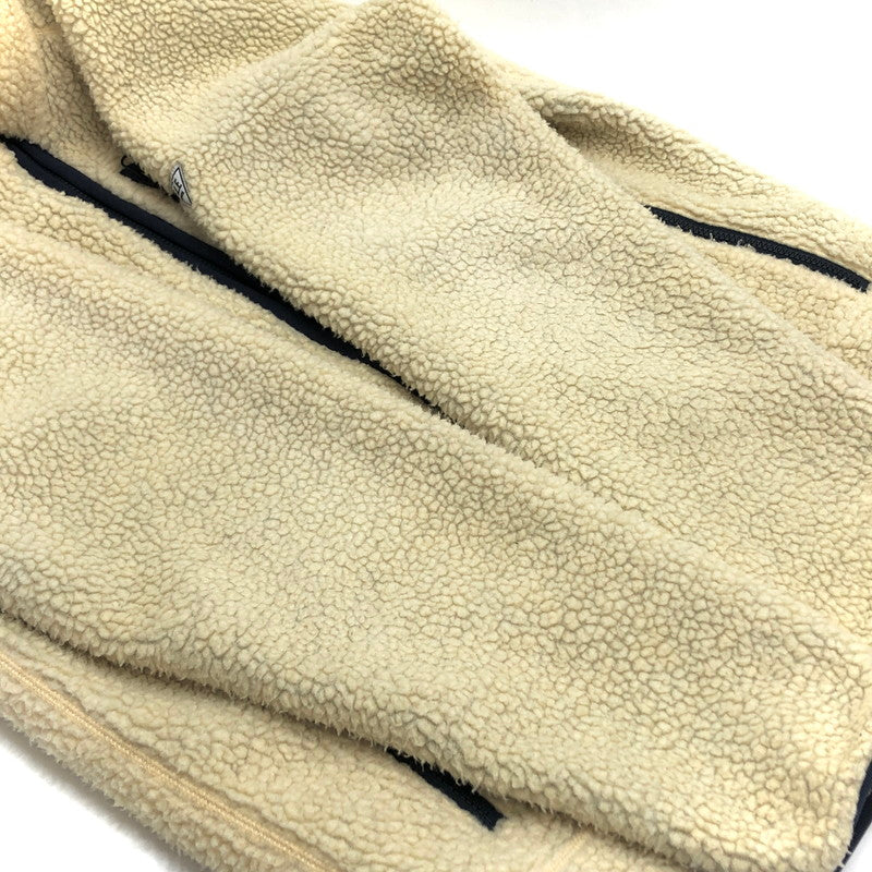 【現状渡し品】【メンズ】 EDWIN エドウィン FLEECE JACKET ET5797-118 ボアジャケット フリースジャケット アウター 145-260323-rs-04-fur サイズ:L カラー:アイボリー系/ネイビー 万代Net店