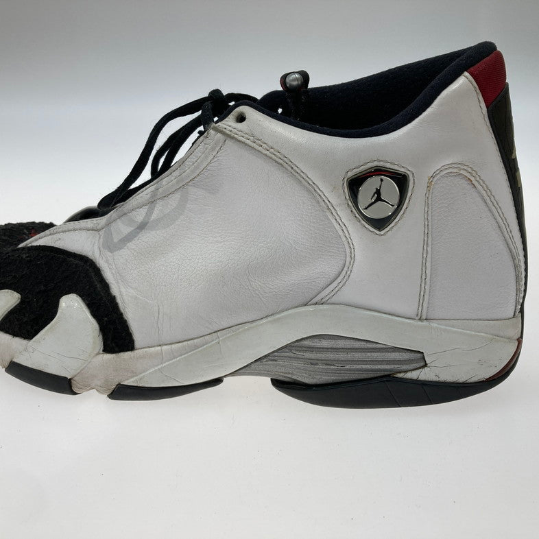 【中古品】【メンズ】 NIKE ナイキ 487471-102 AIR JORDAN 14 RETRO 靴 スニーカー 箱無し 160-250831-NS-03-iwa サイズ:29cm カラー:WHITE BLACK-VARSITY RED 万代Net店