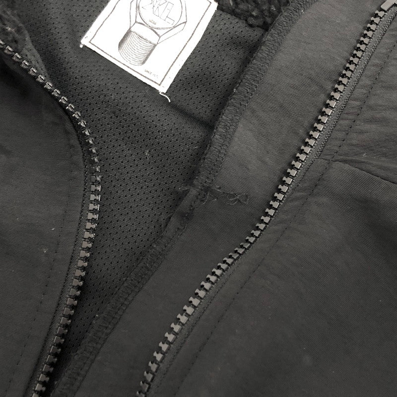 【ジャンク品】【メンズ】 M&M エムアンドエム SHEEPBORE FLEECE STAND JACKET ボアジャケット アウター ストリート系 142-251021-rs-07-fur サイズ:XL カラー:ブラック 万代Net店