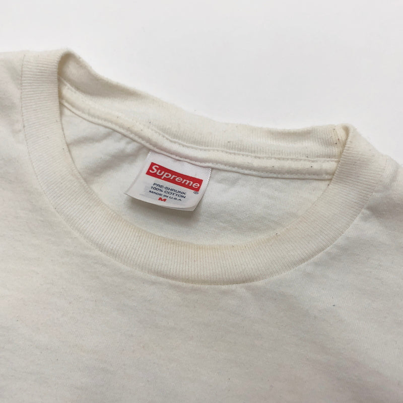 【現状渡し品】【メンズ】 SUPREME シュプリーム 24SS FUTURA BOX LOGO TEE 半袖 Tシャツ トップス 149-260907-rs-06-fur サイズ:M カラー:ホワイト 万代Net店