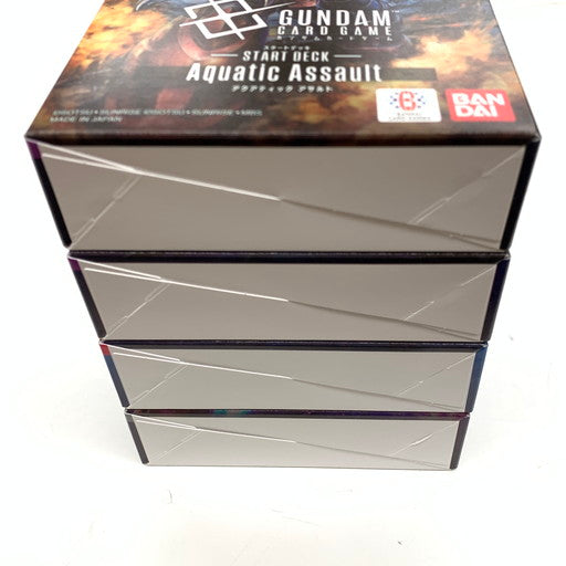 【中古美品】 ガンダムカードゲーム スタートデッキ Flash of Radiance ST11/12/13/14 計4点セット 080-261011-mo-01-fur 万代Net店