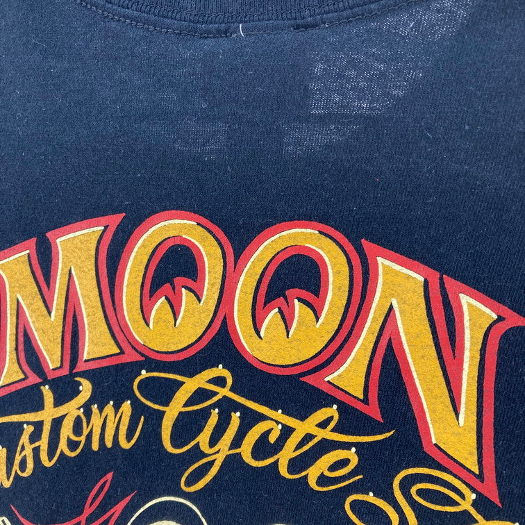 【中古品】【メンズ】 MOON CUSTOM CYCLE SHOP MCCS Tシャツ 145-260327-WA-07-iwa サイズ:S カラー:ブラック 万代Net店