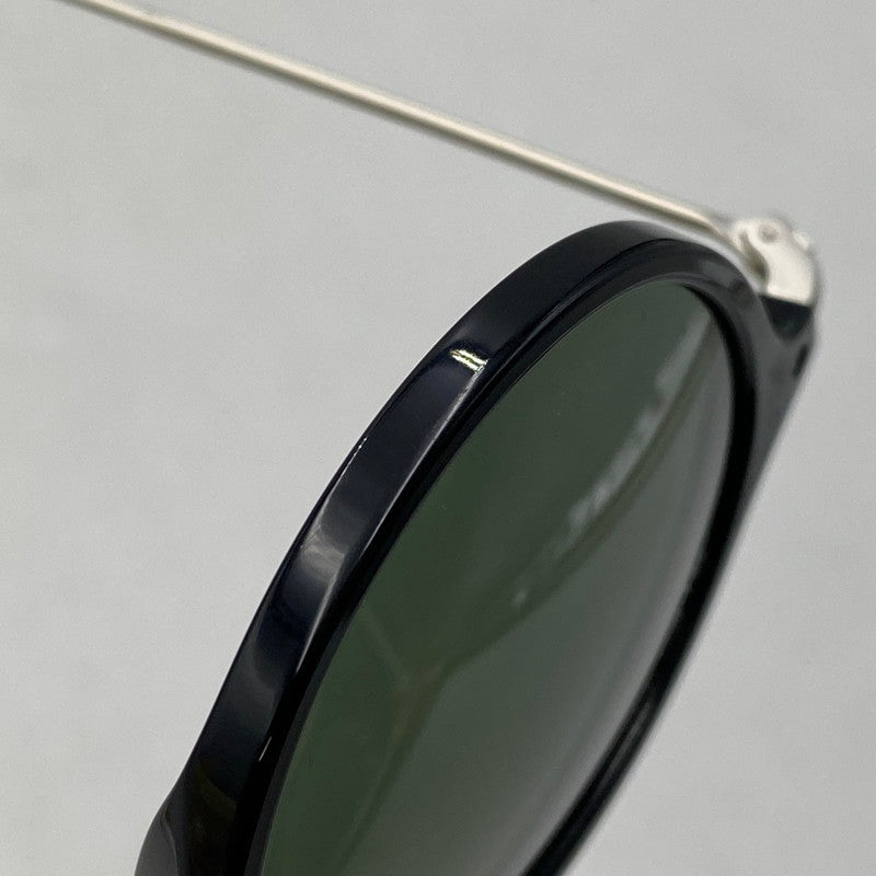 【中古品】【メンズ/レディース】 RAY-BAN レイバン RB2447 ROUND FLECK SUNGLASSES ラウンド フレック サングラス 203-260930-cs-19-izu サイズ:49口21-145 カラー:ブラック×グリーン系 万代Net店
