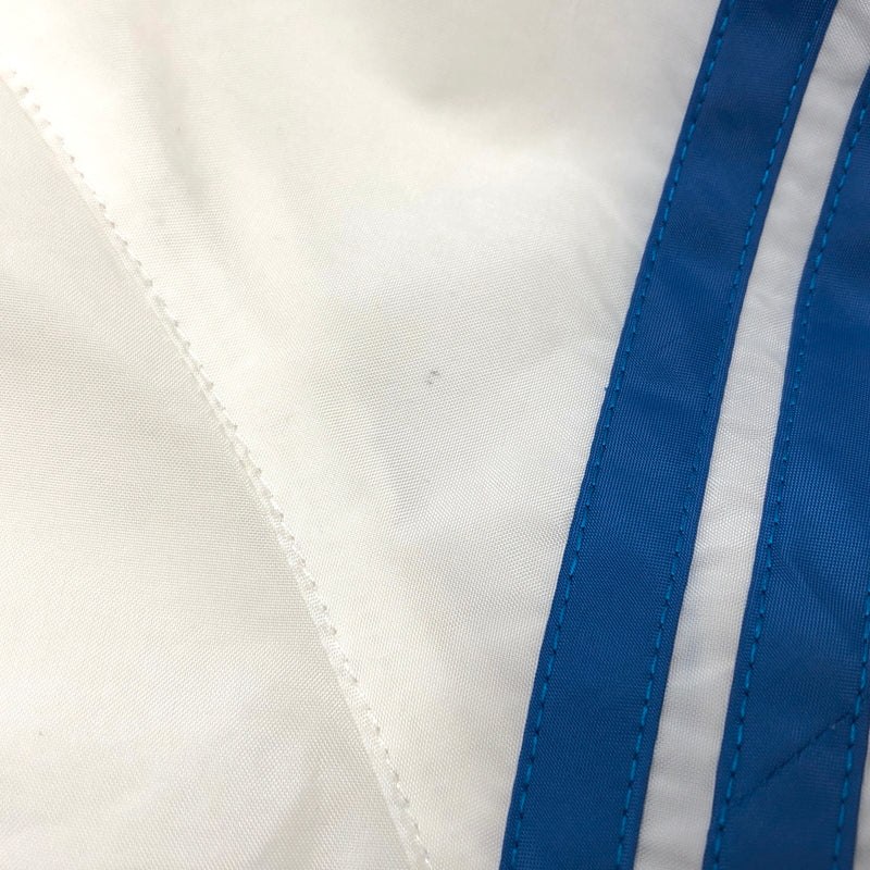 【現状渡し品】【メンズ】 OLD ADIDAS オールドアディダス 80S NYLON FULL ZIP JACKET ADS-200 ナイロンジャケット トラックジャケット ブルゾン アウター 古着 ヴィンテージ 146-260623-rs-09-fur サイズ:M カラー:ホワイト/ブルー 万代Net店