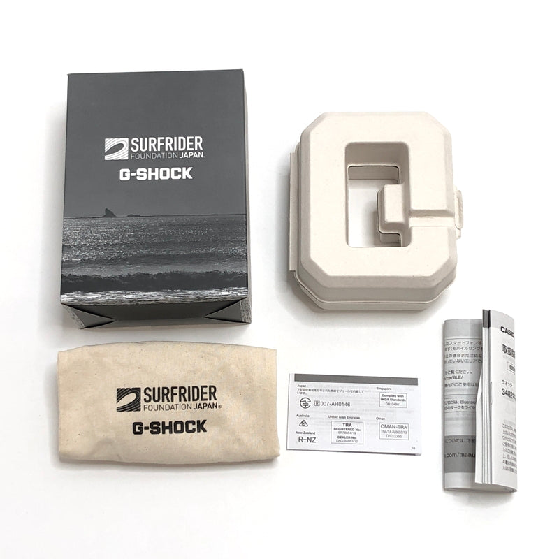 【中古美品】【メンズ/レディース】 G-SHOCK × SURFRIDER FOUNDATION JAPAN ジーショック GBX-100SFJ-1JR デジタルウォッチ 腕時計 196-260914-rs-02-fur カラー:ブラック 万代Net店