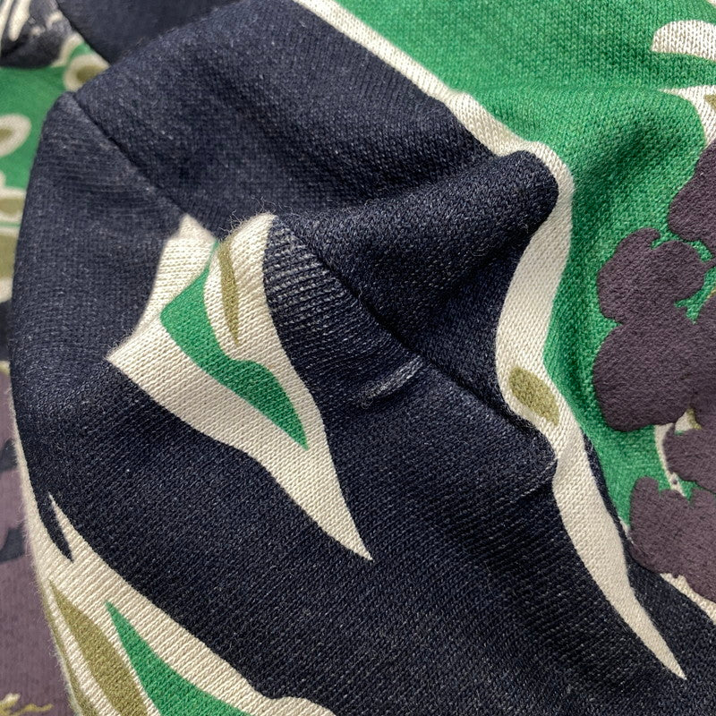 【中古品】【メンズ】 DENIM TEARS デニムティアーズ GREEN CAMO COTTON WREATH ZIP HOODIE グリーン カモ コットン リース ジップ フーディー パーカー トップス 142-260701-kh-21-izu サイズ:M カラー:マルチ 万代Net店