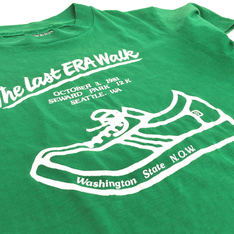 【中古品】【メンズ】 HANES ヘインズ 80S "THE LAST WALK" PRINT S/S TEE 半袖 Tシャツ トップス 古着 ヴィンテージ 146-260626-rs-02-fur サイズ:S カラー:グリーン 万代Net店