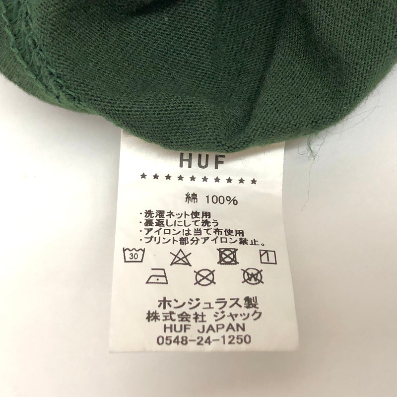 【中古品】【メンズ】 HUF ハフ S/S POCKET TEE ポケット付き 半袖 Tシャツ トップス 142-260626-rs-04-fur サイズ:L カラー:グリーン 万代Net店