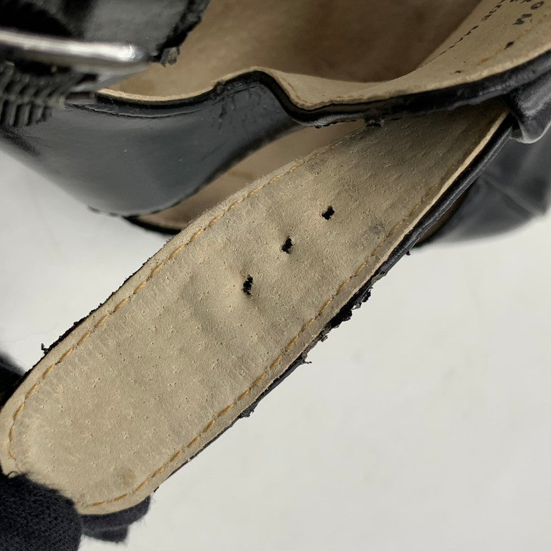 【現状渡し品】【メンズ】 STACY ADAMS ステイシーアダムス 25112-001 LEATHER GURKHA SANDAL レザー グルカ サンダル 靴 164-260628-kh-01-izu サイズ:9M カラー:ブラック 万代Net店