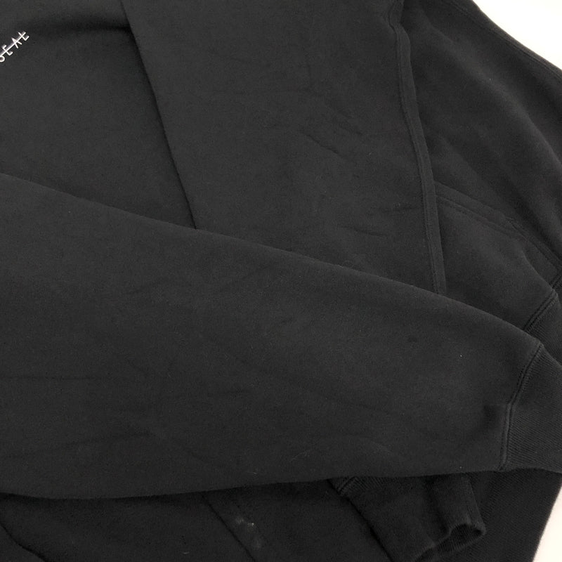 【中古品】【メンズ】 OUTRO-feer de seal- アウトロフィールデシール Gerbera Oversize Hoodie ガーベラ バックプリント フーディー パーカー 長袖 トップス 古着 147-260917-rs-11-fur サイズ:F カラー:ブラック 万代Net店