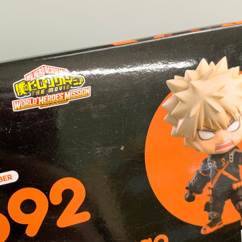 【中古美品】 ねんどろいど 僕のヒーローアカデミア THE MOVIE WORLD HEROES MISSION 爆豪勝己 ステルススーツVer. 051-251205-zi-07-min 万代Net店