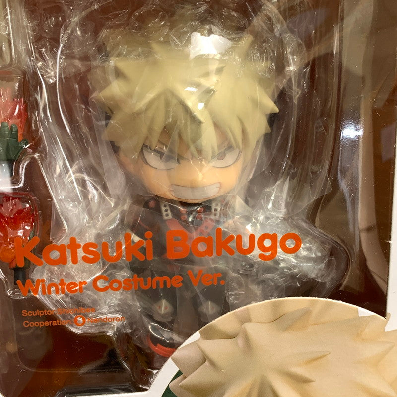 【中古美品】 ねんどろいど 僕のヒーローアカデミア 爆豪勝己 防寒コスチュームver フィギュア 051-251205-zi-08-min 万代Net店
