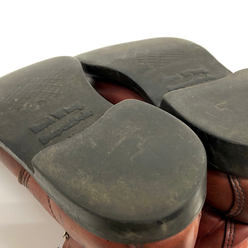 【現状渡し品】【メンズ】 RED WING レッドウィング MOC-TOE WORK BOOTS 404 ワークブーツ シューズ 靴 ヴィンテージ 164-260701-rs-05-fur サイズ:9 1/2D カラー:ブラウン 万代Net店