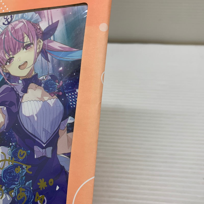 【中古品】 ホロライブ 湊あくあ 活動6周年記念 直筆サイン入りポストカード グッズ VTuber 053-260202-AS-1-min 万代Net店