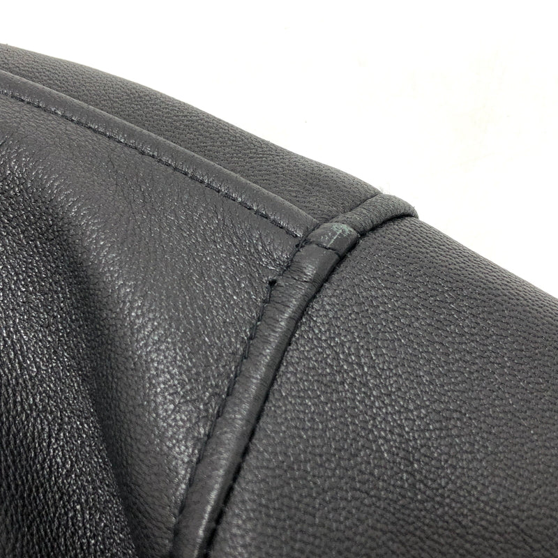 【中古品】【メンズ】 SCHOTT ショット JOURNAL STANDARD別注 LAMB LEATHER MA-1 782-2250021 レザージャケット 羊革 アウター 古着 145-260925-rs-06-fur サイズ:L カラー:ブラック 万代Net店