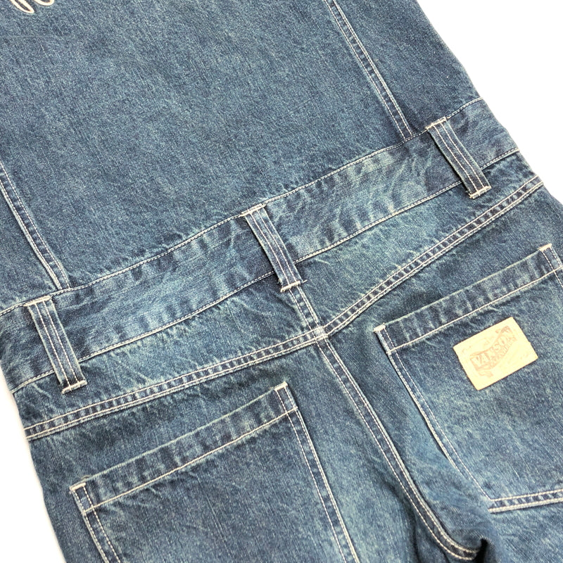 【中古品】【メンズ】 VANSON バンソン NVAO-301 デニム刺繍オールインワン つなぎ フライングスター ワークウエア 145-260706-rs-02-fur サイズ:不明 カラー:インディゴ 万代Net店