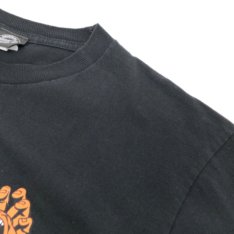 【中古品】【メンズ】 SANTA CRUZ サンタクルーズ SCREAMING HAND S/S TEE 半袖 Tシャツ トップス 142-260706-rs-09-fur サイズ:L カラー:ブラック 万代Net店