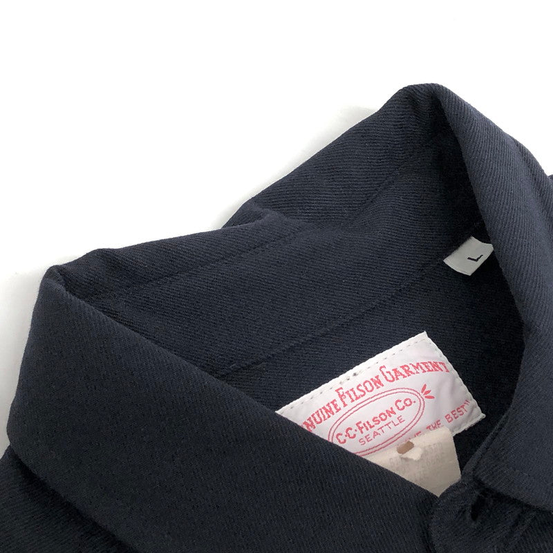 【中古品】【メンズ】 FILSON フィルソン 90S POCKET L/S SHIRT ポケット 長袖 シャツ トップス ヴィンテージ 146-260420-rs-02-fur サイズ:L カラー:ブラック・ネイビー系 万代Net店