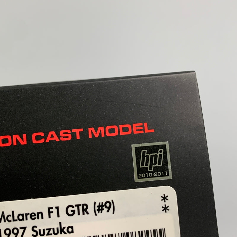 【現状渡し品】 HPI マクラーレン F1 GTR #9 1997 鈴鹿 ミニカー 061-260427-AS-13-min 万代Net店