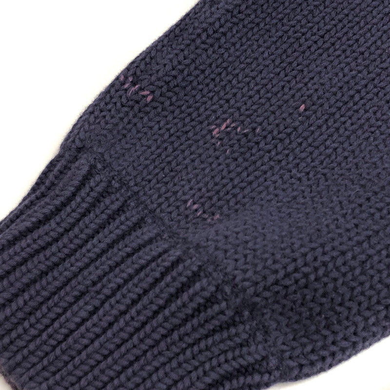 【現状渡し品】【メンズ】 POLO RALPH LAUREN ポロ・ラルフローレン POLO SPORT PONY LOGO KNIT 古着 ニット セーター 長袖 トップス ヴィンテージ 146-260424-rs-08-fur サイズ:L カラー:ネイビー/イエロー 万代Net店
