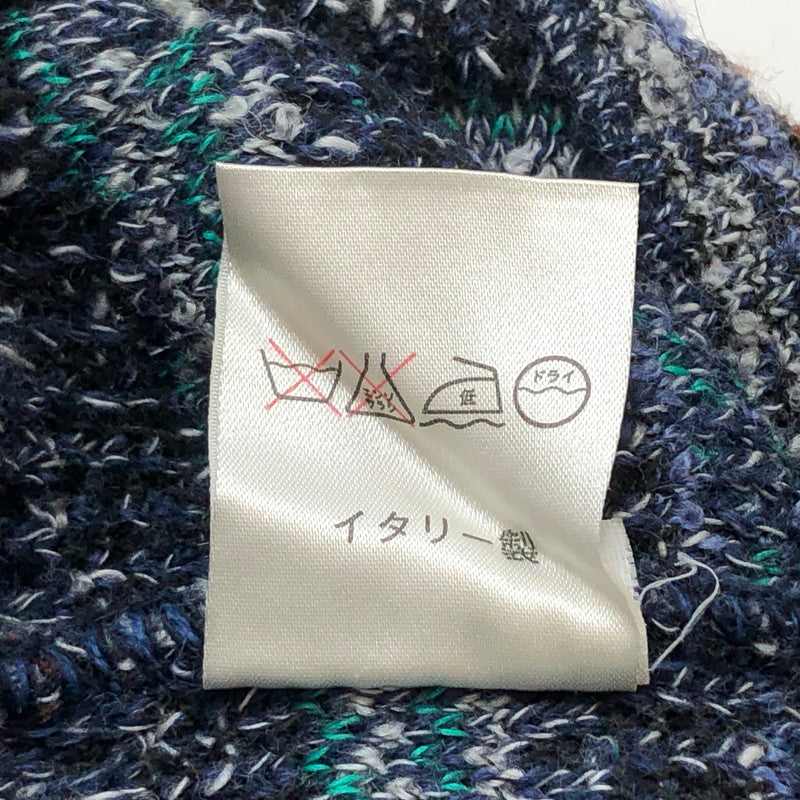 【中古品】【メンズ】 Fantasie di Settembre ファンタジーディセッティンヴレ 3D ニット セーター 長袖 トップス 古着 ヴィンテージ 146-260428-rs-01-fur サイズ:48 カラー:マルチカラー 万代Net店