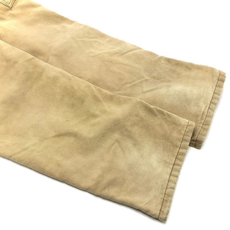 【ジャンク品】【メンズ】 Carhartt カーハート ダック地 オーバーオール ボトムス オールインワン ワークパンツ ワークウェア 古着 145-250818-rs-05-fur サイズ:不明 カラー:ベージュ 万代Net店